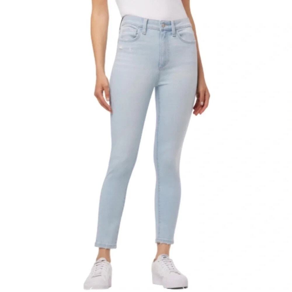 JOE'S NEW $198 Sophia Light Wash High Rise Skinny Crop Size 26